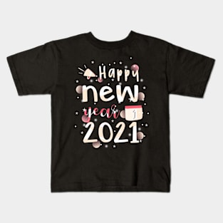 Happy new year 2021 handlettering Kids T-Shirt